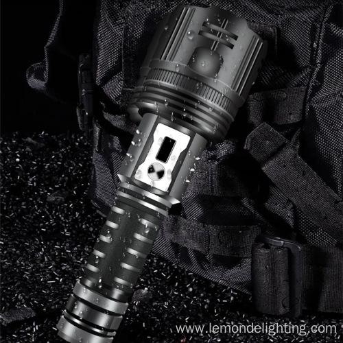 Led Rechargeable Zoomable Tactical Torch Flashlights